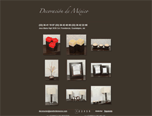 Tablet Screenshot of decoracion.pewterdemexico.com